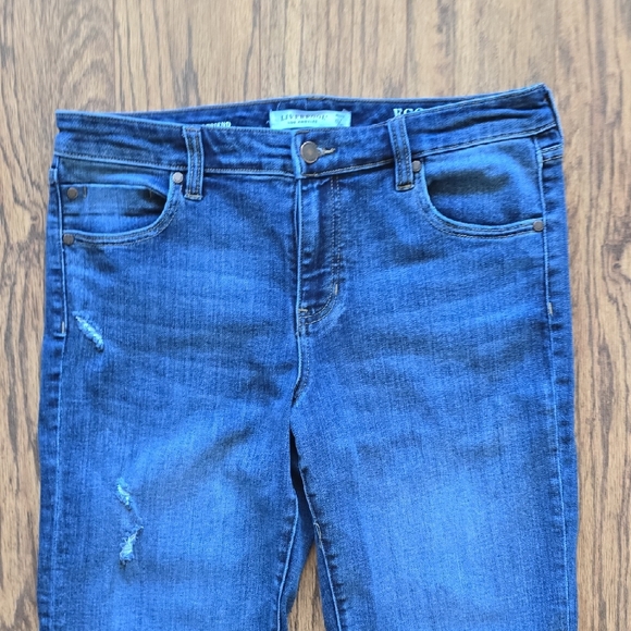 Liverpool Girlfriend Distressed Jeans - Women's Size 10/30P - Picture 3 of 8